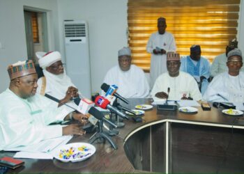 Kebbi Deputy Governor Umar Abubakar Tafida during the inauguration of sub-committees for the 2026 Argungu Fishing Festival.