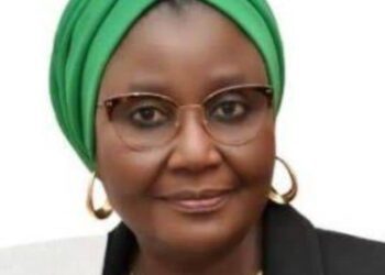 Salamatu Hussaini, Chairperson of Nigeria’s National Human Rights Commission, during a stakeholder engagement.