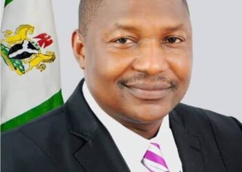 Former Attorney General Abubakar Malami during a public engagement prior to his detention.